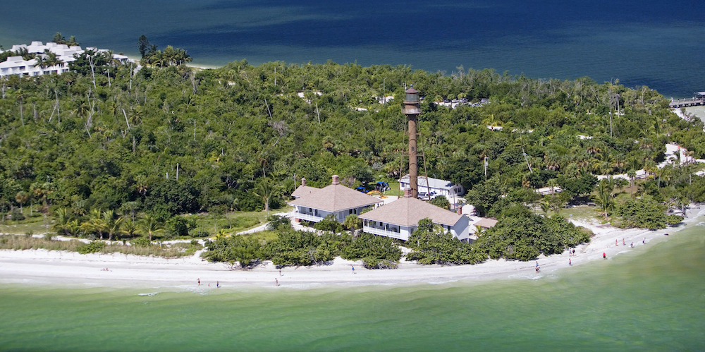 sanibel island aerial view