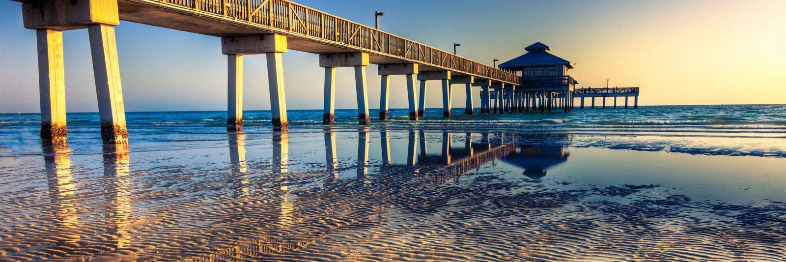 Pier view at the beach