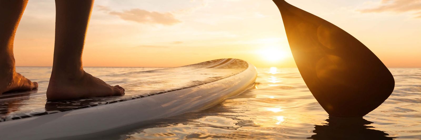 Girl on Stand Up Paddle Board in the Gulf