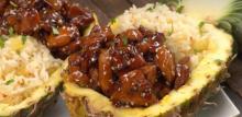 Teriyaki Chicken Pineapple Boats